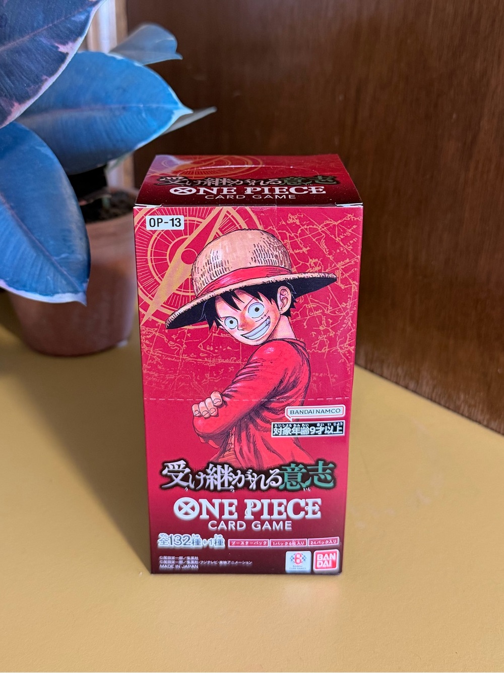 Japanese One Piece Card Game Carrying On His Will OP13 1 Bandai Booster Box BX1